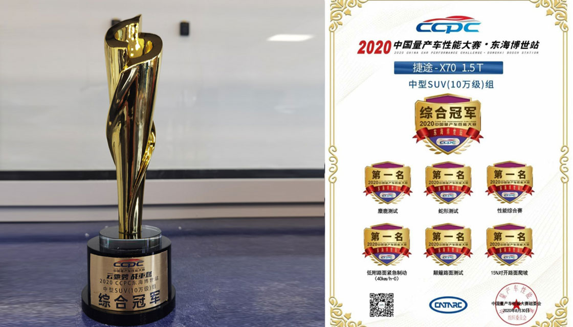 Chery Jetour X70 winning championship in Chinese automobile “Olympics”